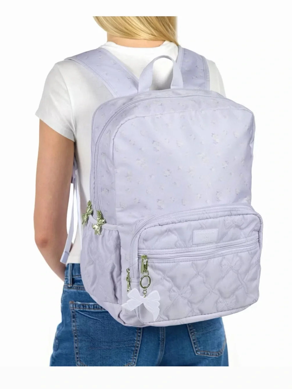 LoveShackFancy Everblooming Rosettes Ditsy Backpack, Binder and Pencil Case